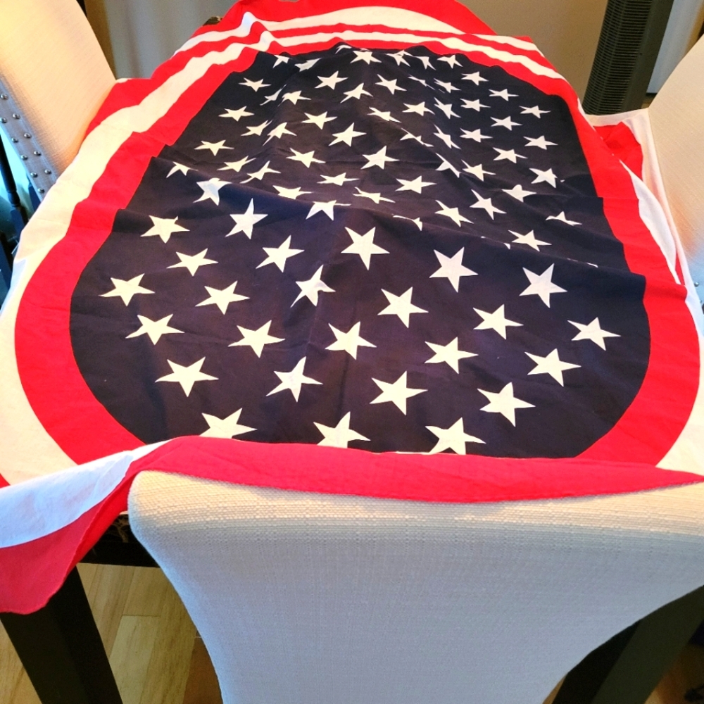 Stars And Stripes Tablecloth